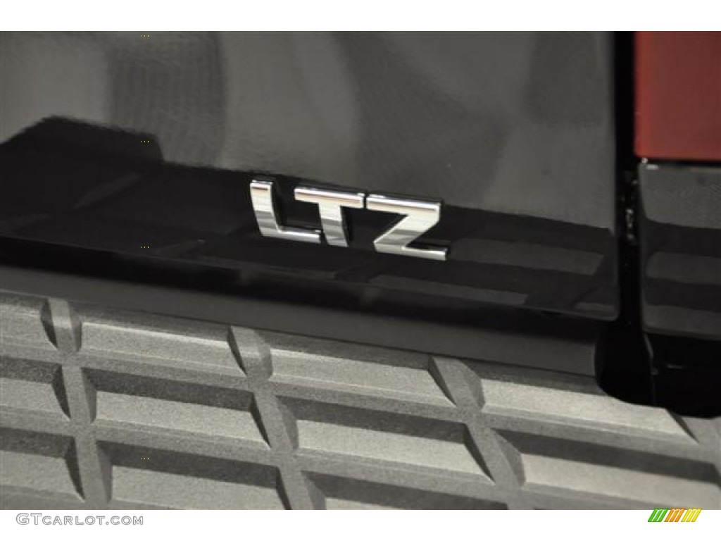2012 Silverado 1500 LTZ Extended Cab 4x4 - Black / Light Titanium/Dark Titanium photo #23