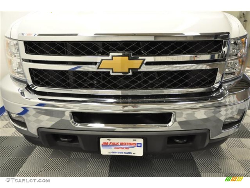 2012 Silverado 2500HD LT Crew Cab 4x4 - Summit White / Light Titanium/Dark Titanium photo #26