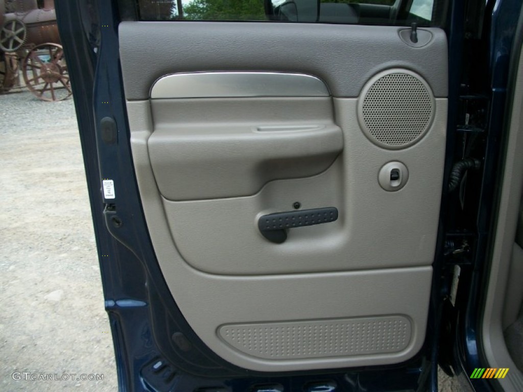 2005 Ram 3500 SLT Quad Cab 4x4 - Patriot Blue Pearl / Dark Slate Gray photo #31