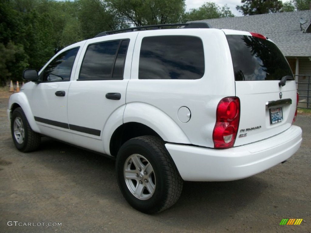 2006 Durango SLT 4x4 - Bright White / Dark Slate Gray/Light Slate Gray photo #4