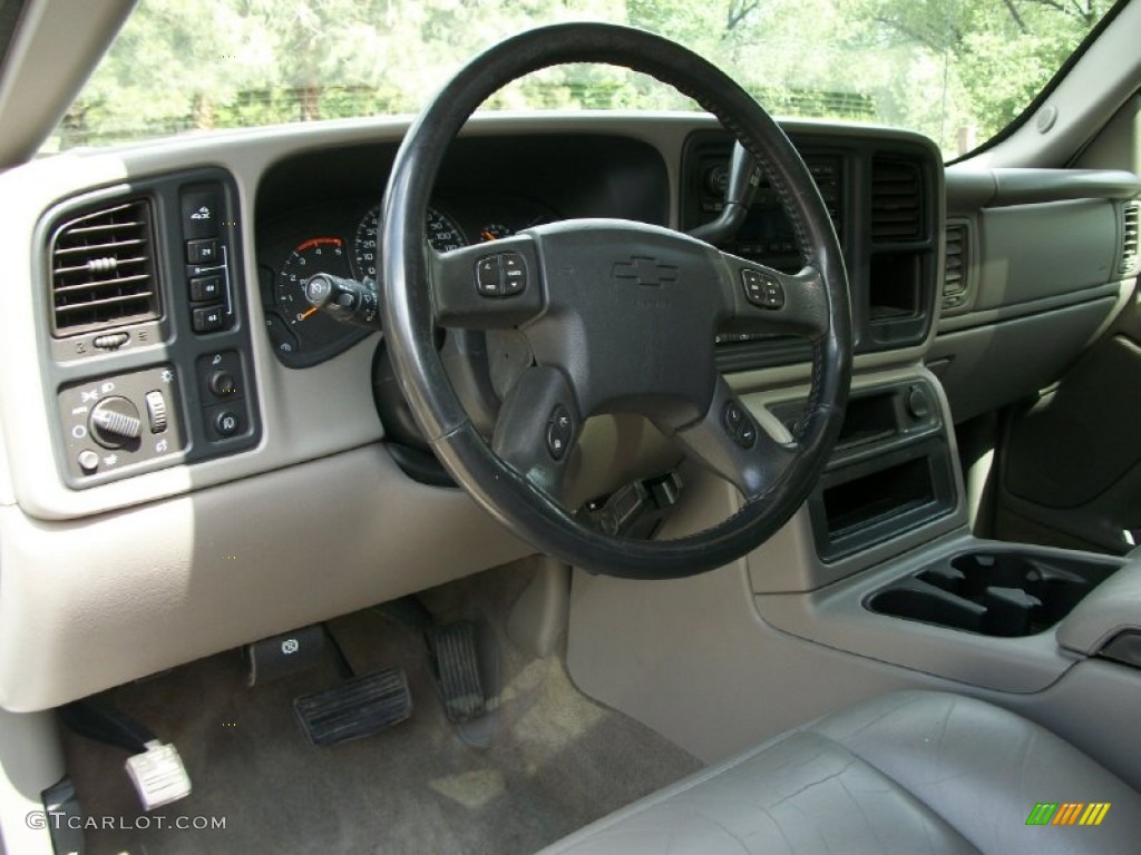 Medium Gray Interior 2005 Chevrolet Silverado 3500 LT Crew Cab 4x4 Photo #65758864