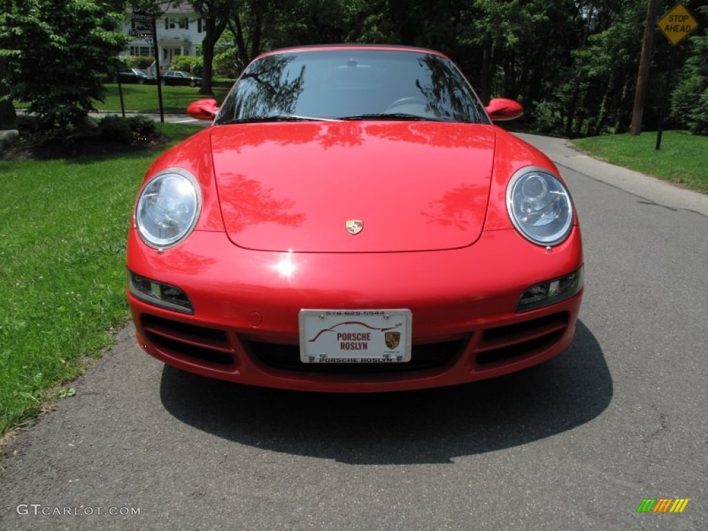 2008 911 Carrera Cabriolet - Guards Red / Black photo #2