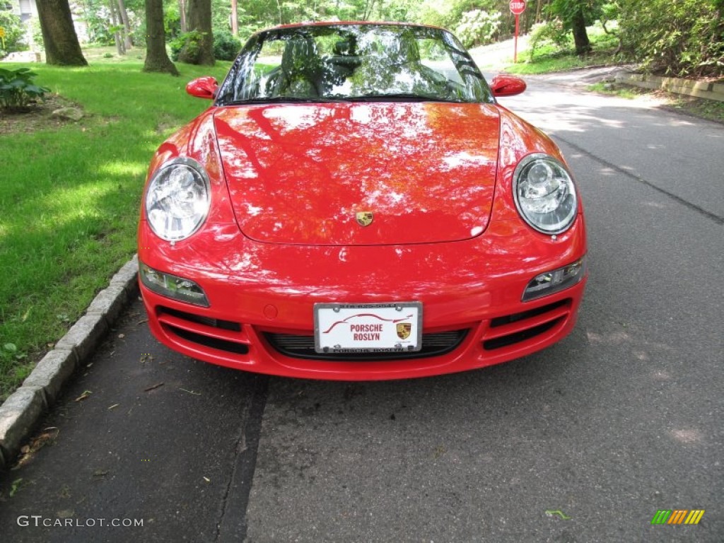 2008 911 Carrera Cabriolet - Guards Red / Black photo #11