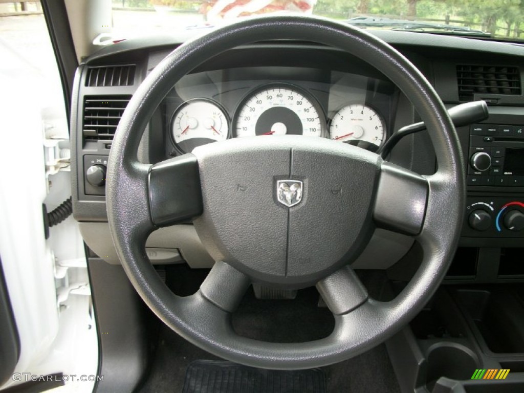 2008 Dodge Dakota ST Extended Cab Steering Wheel Photos