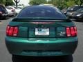 2000 Amazon Green Metallic Ford Mustang V6 Coupe  photo #9