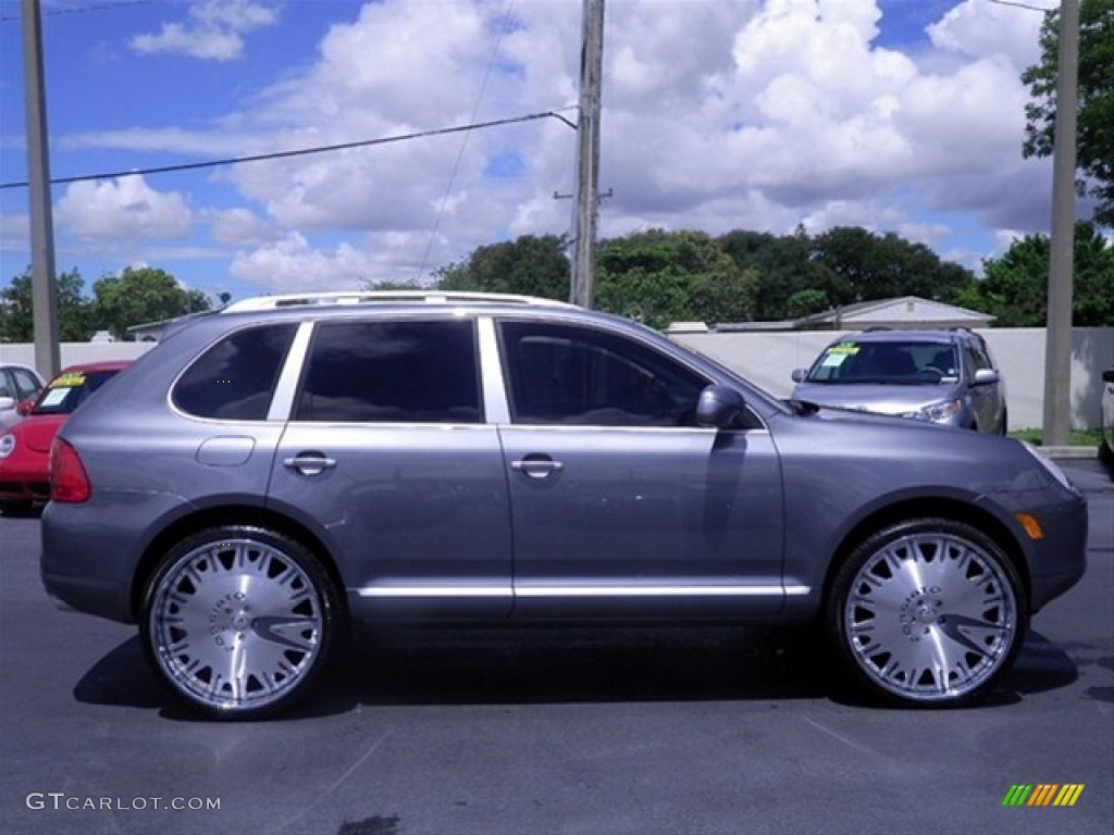 2006 Cayenne Tiptronic - Titanium Metallic / Stone/Steel Grey photo #12