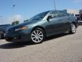 2006 Deep Green Pearl Acura TSX Sedan  photo #2