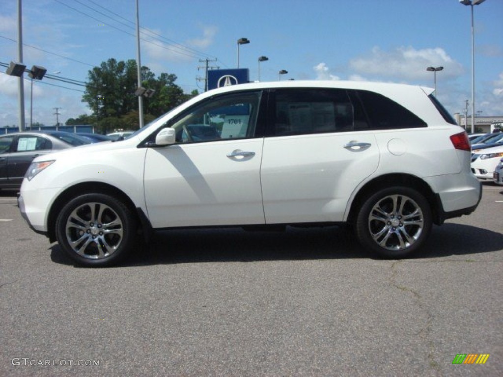 2007 MDX Sport - Aspen White Pearl / Parchment photo #3