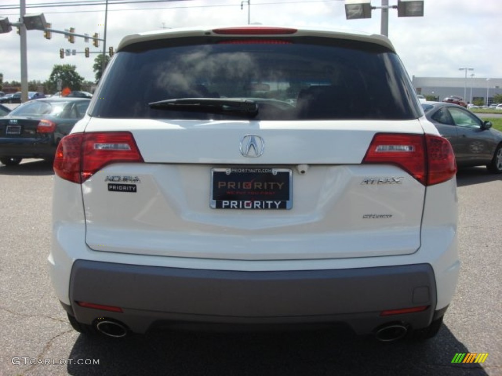 2007 MDX Sport - Aspen White Pearl / Parchment photo #5
