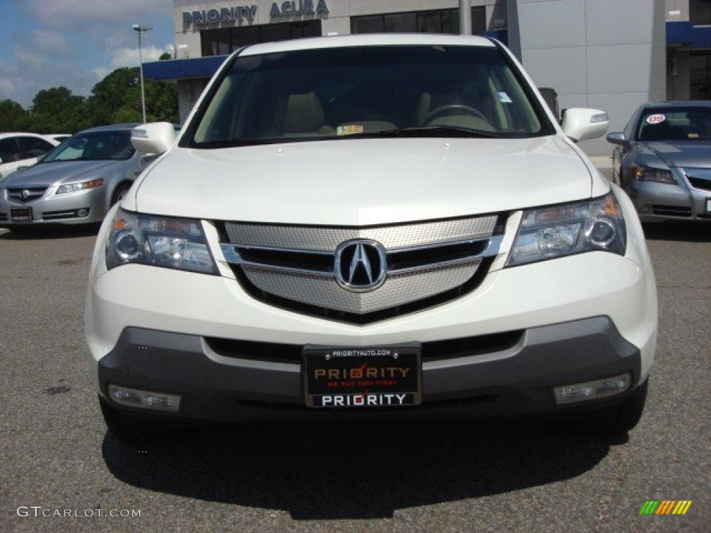 2007 MDX Sport - Aspen White Pearl / Parchment photo #9