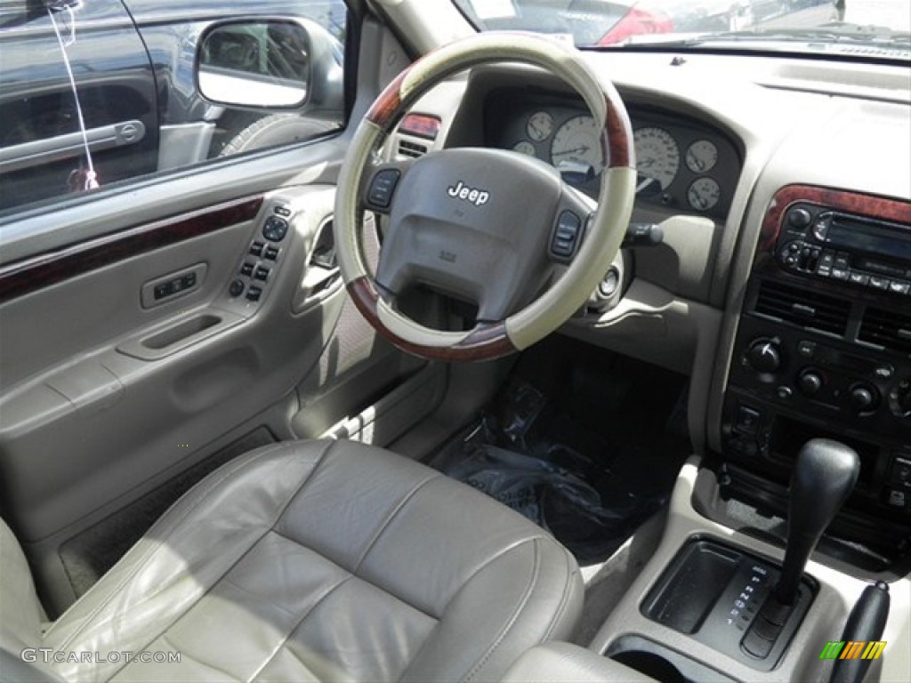 2004 Grand Cherokee Limited - Stone White / Dark Slate Gray photo #11