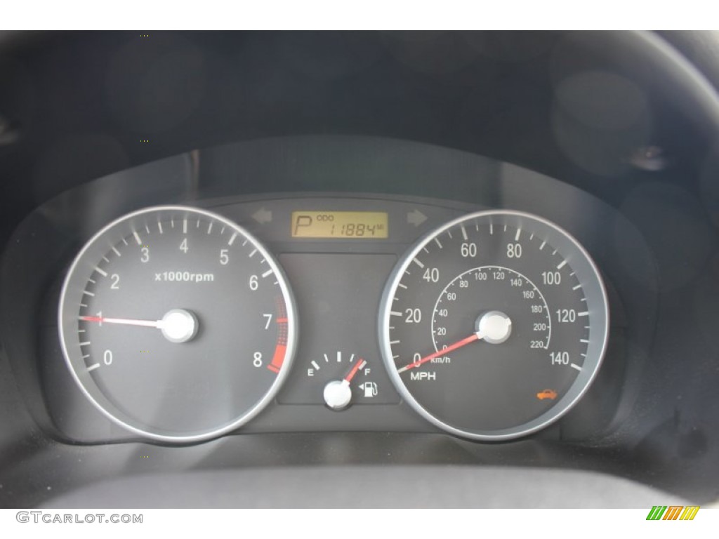 2009 Accent GS 3 Door - Apple Green / Gray photo #7