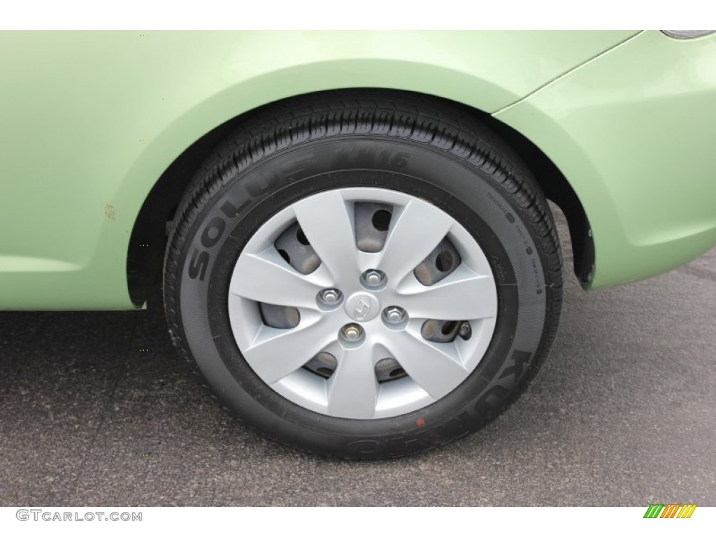2009 Accent GS 3 Door - Apple Green / Gray photo #11