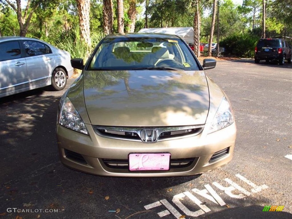 2007 Accord Value Package Sedan - Desert Mist Metallic / Ivory photo #1