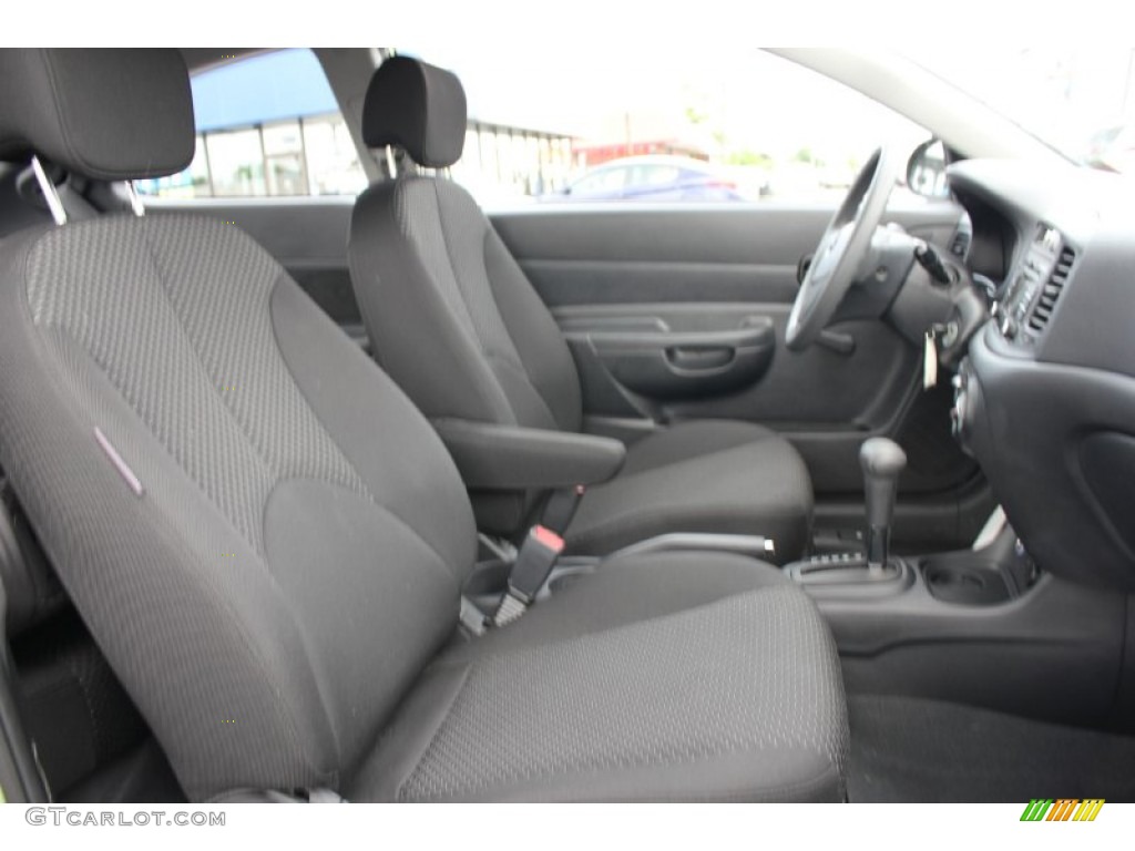 2009 Accent GS 3 Door - Apple Green / Gray photo #15