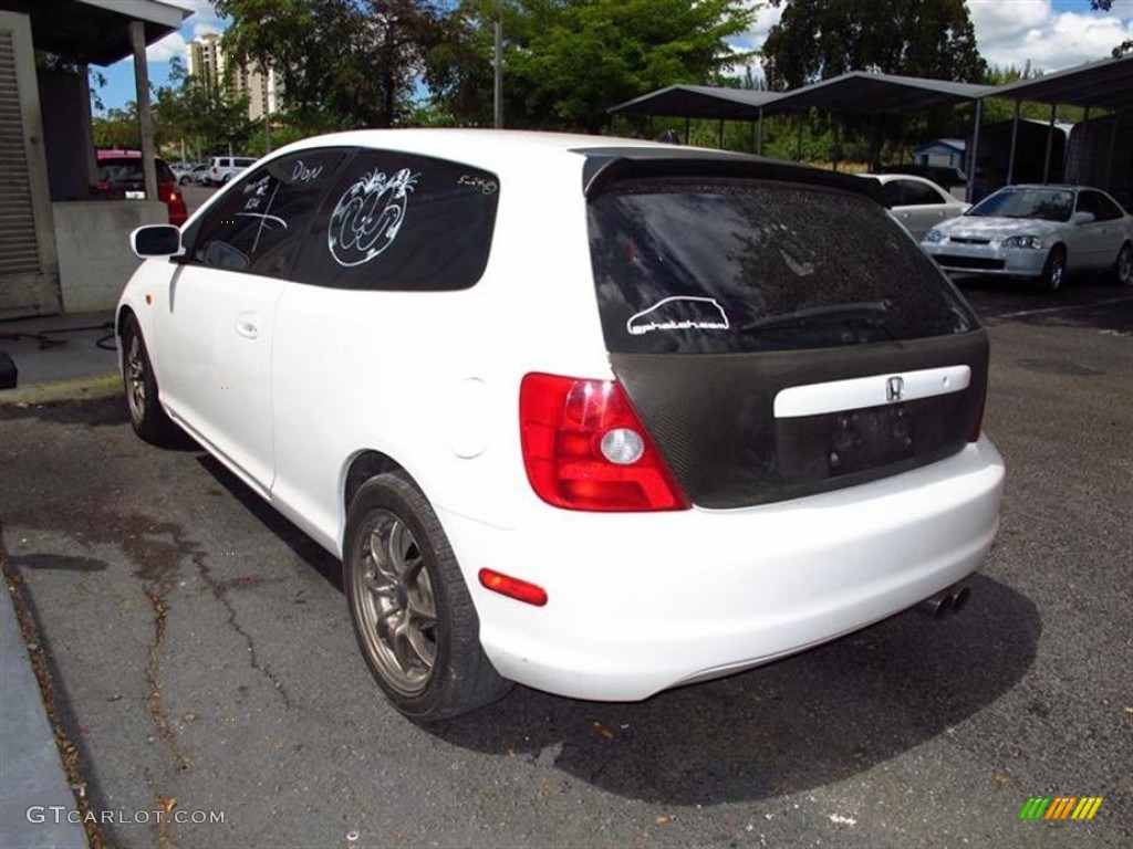 2002 Civic Si Hatchback - Taffeta White / Black photo #3