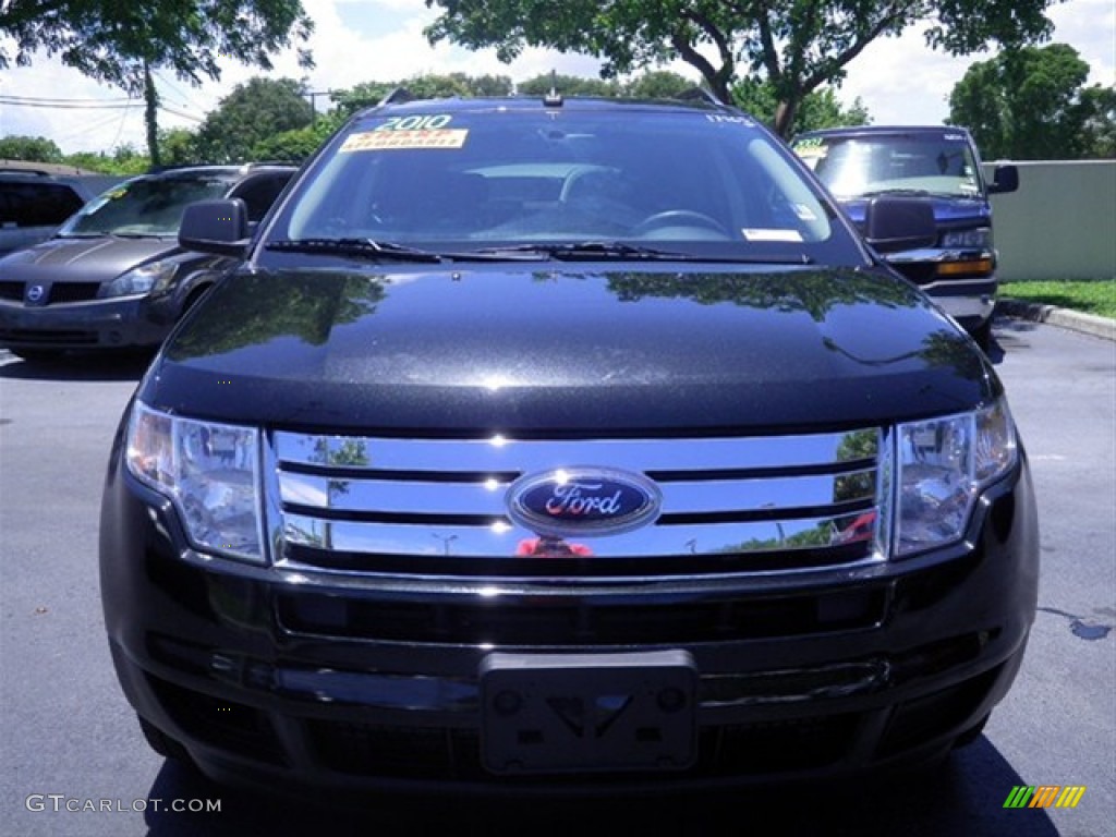 2010 Edge SE - Tuxedo Black Metallic / Charcoal Black photo #3