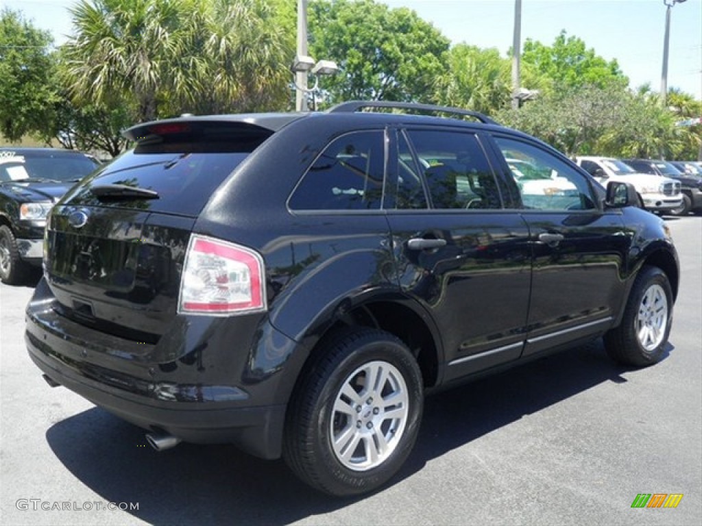 2010 Edge SE - Tuxedo Black Metallic / Charcoal Black photo #11