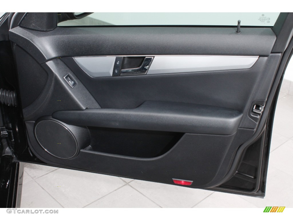 2009 Mercedes-Benz C 300 4Matic Sport Black Door Panel Photo #65766562