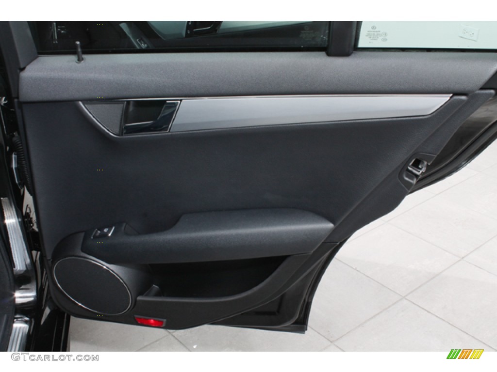 2009 Mercedes-Benz C 300 4Matic Sport Black Door Panel Photo #65766567