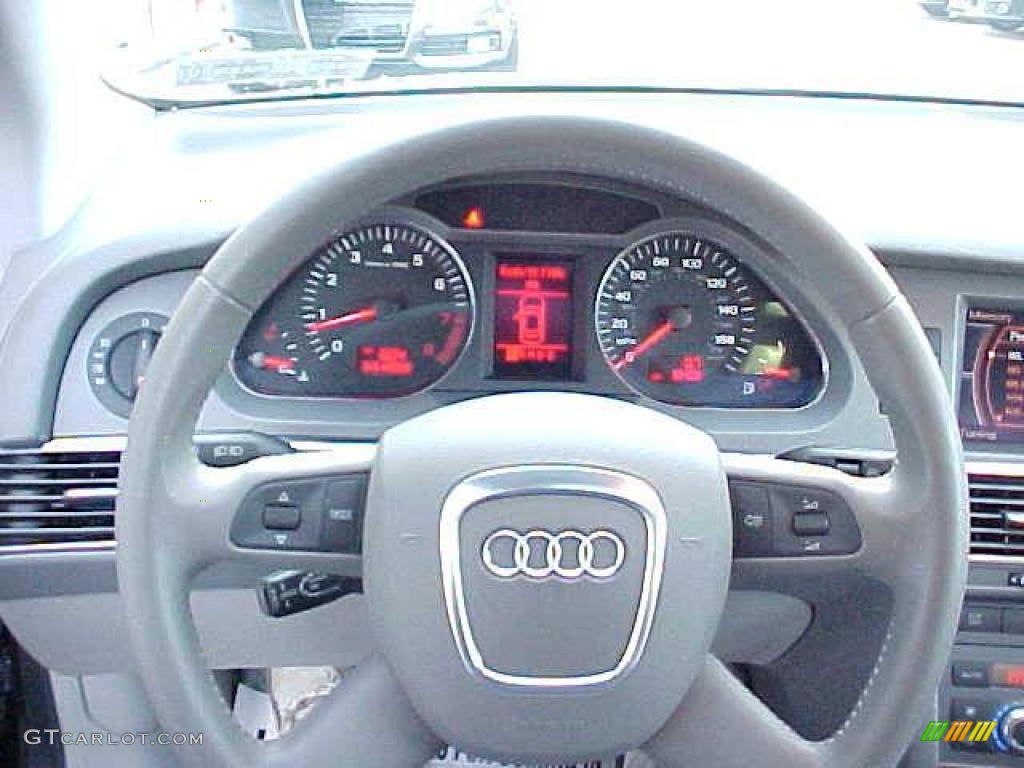 2006 A6 3.2 quattro Sedan - Oyster Grey Metallic / Platinum photo #21
