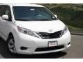 2012 Super White Toyota Sienna LE  photo #2