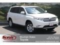 2012 Blizzard White Pearl Toyota Highlander SE 4WD  photo #1