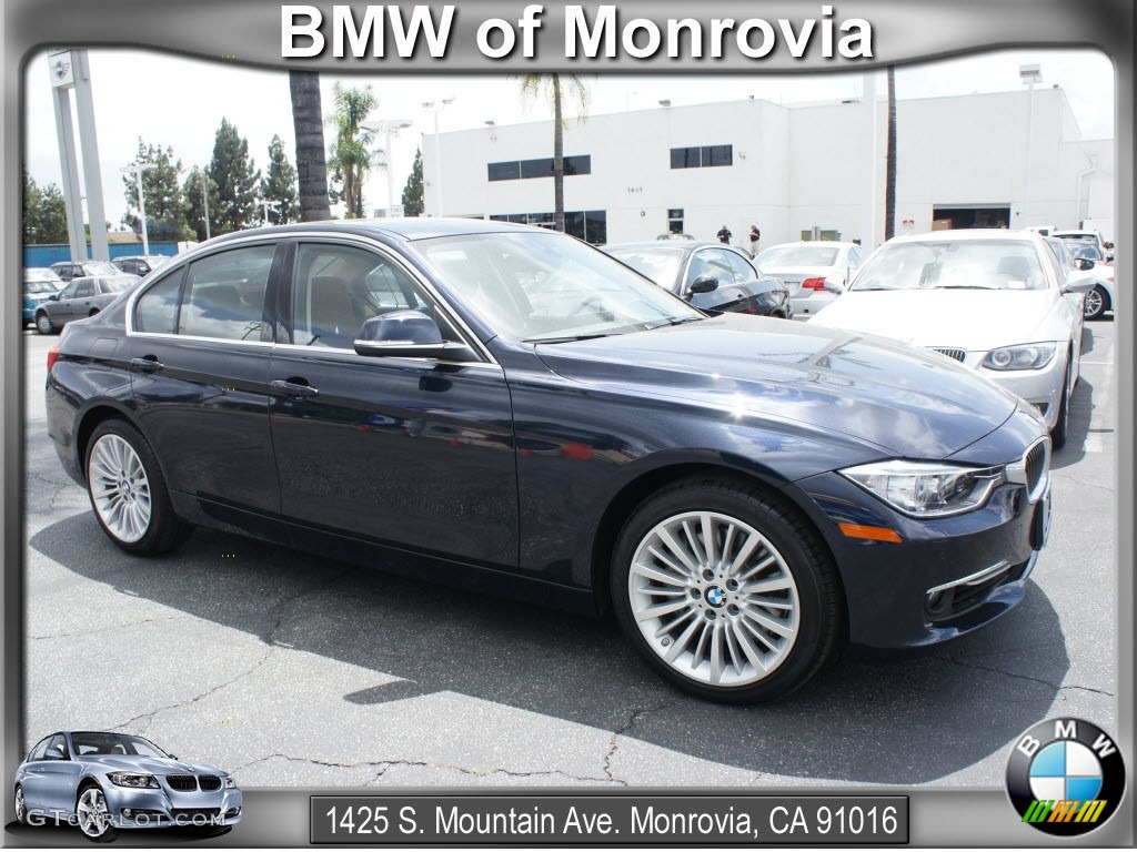 2012 3 Series 335i Sedan - Imperial Blue Metallic / Saddle Brown photo #1
