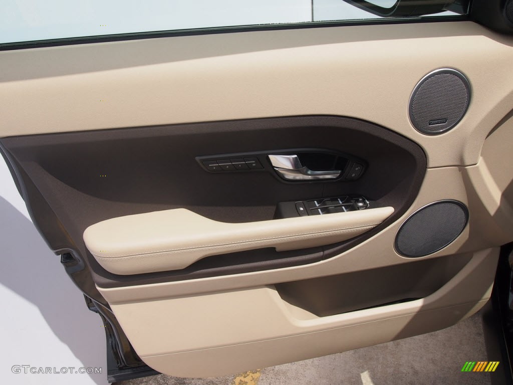 2012 Land Rover Range Rover Evoque Pure Almond/Espresso Door Panel Photo #65768566