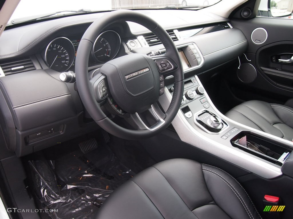 Ebony Interior 2012 Land Rover Range Rover Evoque Prestige Photo #65768680