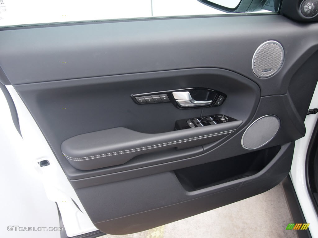2012 Land Rover Range Rover Evoque Prestige Ebony Door Panel Photo #65768710
