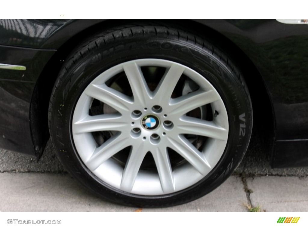 2005 7 Series 745Li Sedan - Jet Black / Black/Black photo #17