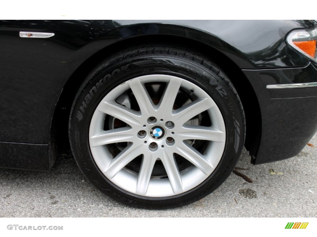 2005 7 Series 745Li Sedan - Jet Black / Black/Black photo #20