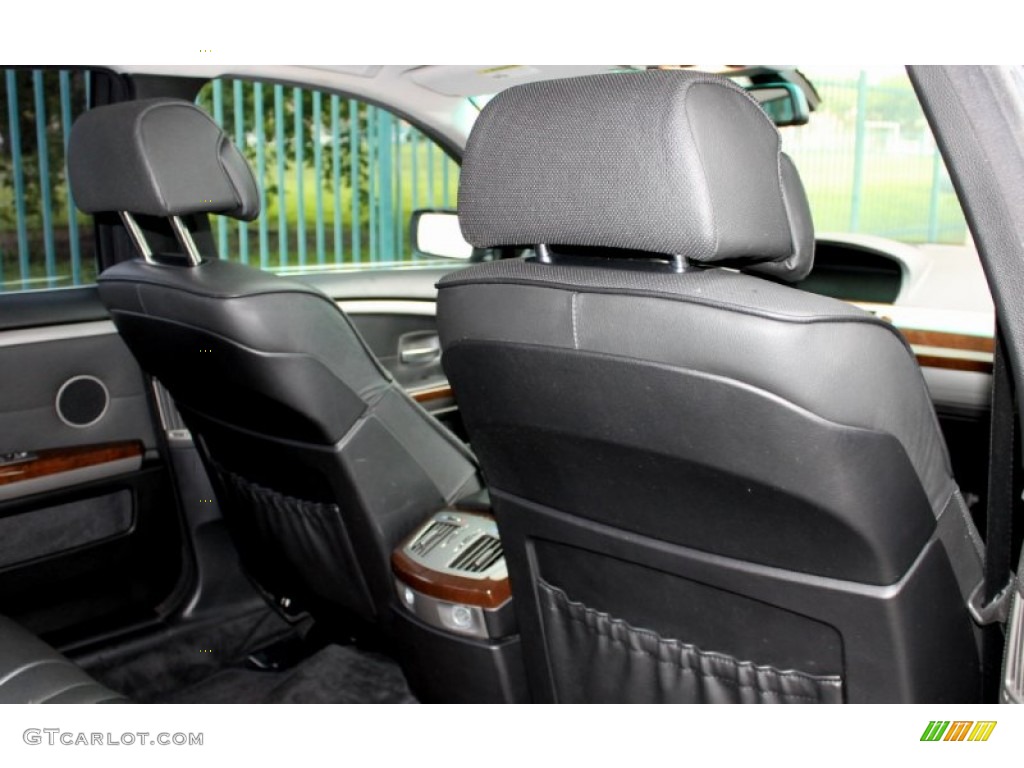 2005 7 Series 745Li Sedan - Jet Black / Black/Black photo #40