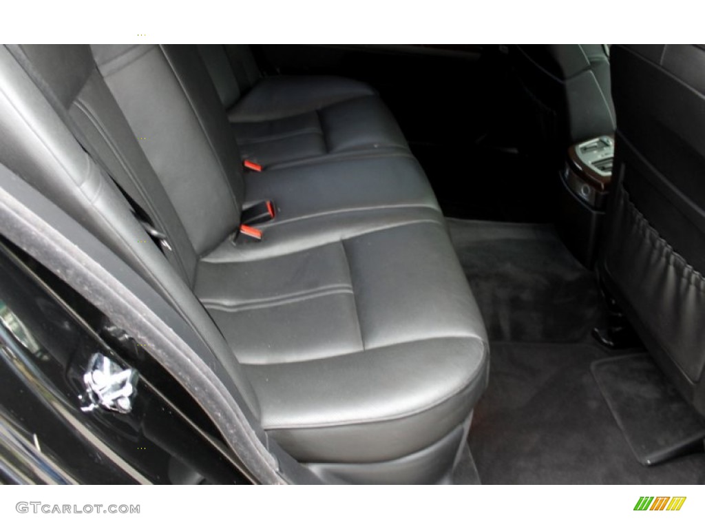 2005 7 Series 745Li Sedan - Jet Black / Black/Black photo #42