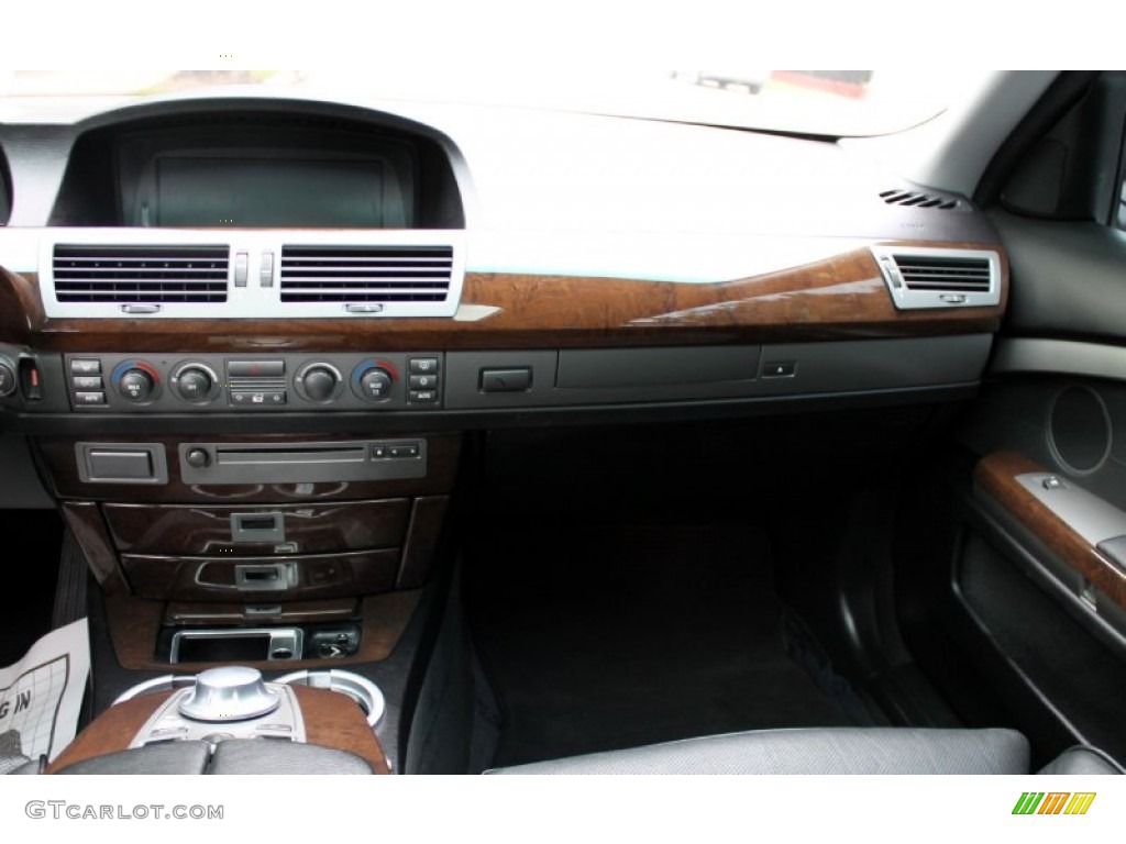 2005 7 Series 745Li Sedan - Jet Black / Black/Black photo #58