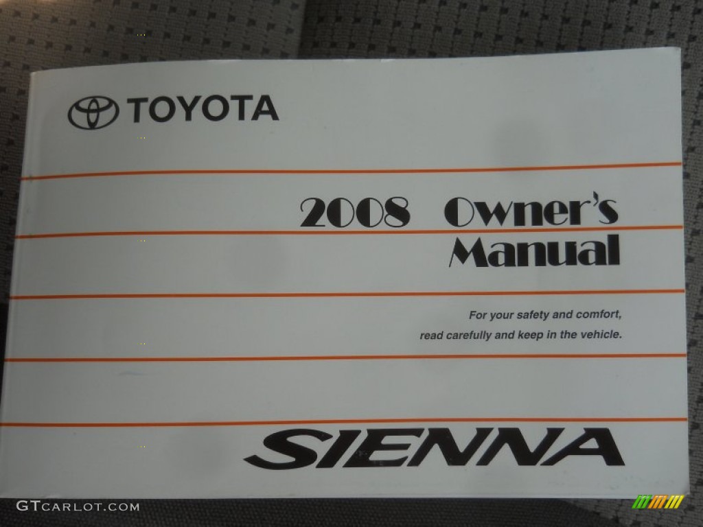 2008 Toyota Sienna LE Books/Manuals Photo #65770351
