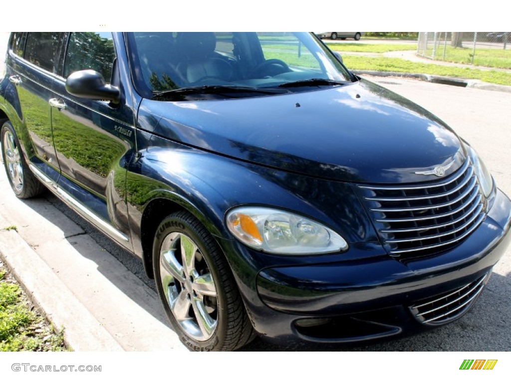 2004 PT Cruiser GT - Midnight Blue Pearlcoat / Dark Slate Gray photo #14