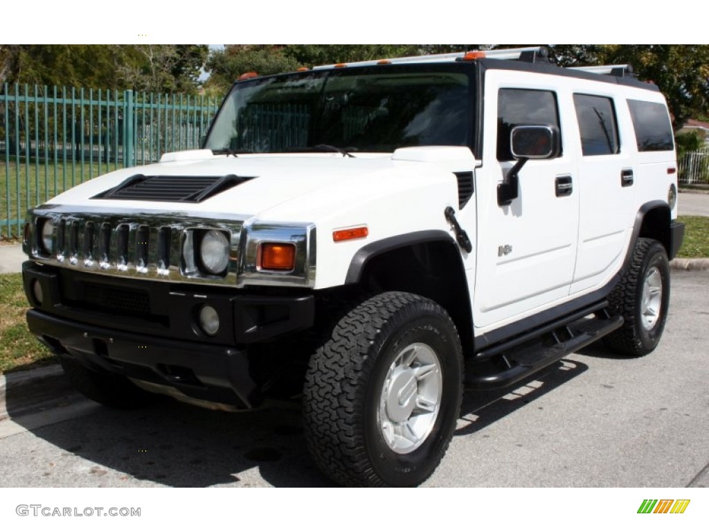 White 2003 Hummer H2 SUV Exterior Photo #65771227