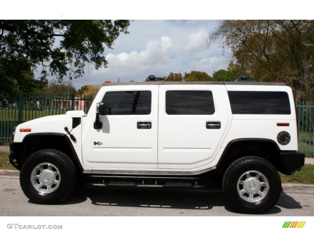 White 2003 Hummer H2 SUV Exterior Photo #65771299