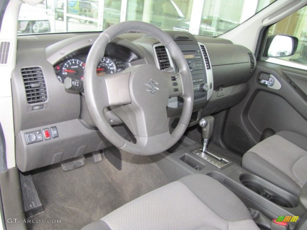 Graphite Interior 2009 Suzuki Equator Crew Cab Photo #65771830
