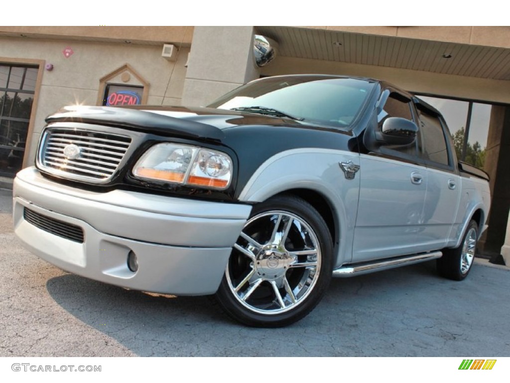 2003 F150 Harley-Davidson SuperCrew - Black/Silver Metallic / Black/Silver photo #1