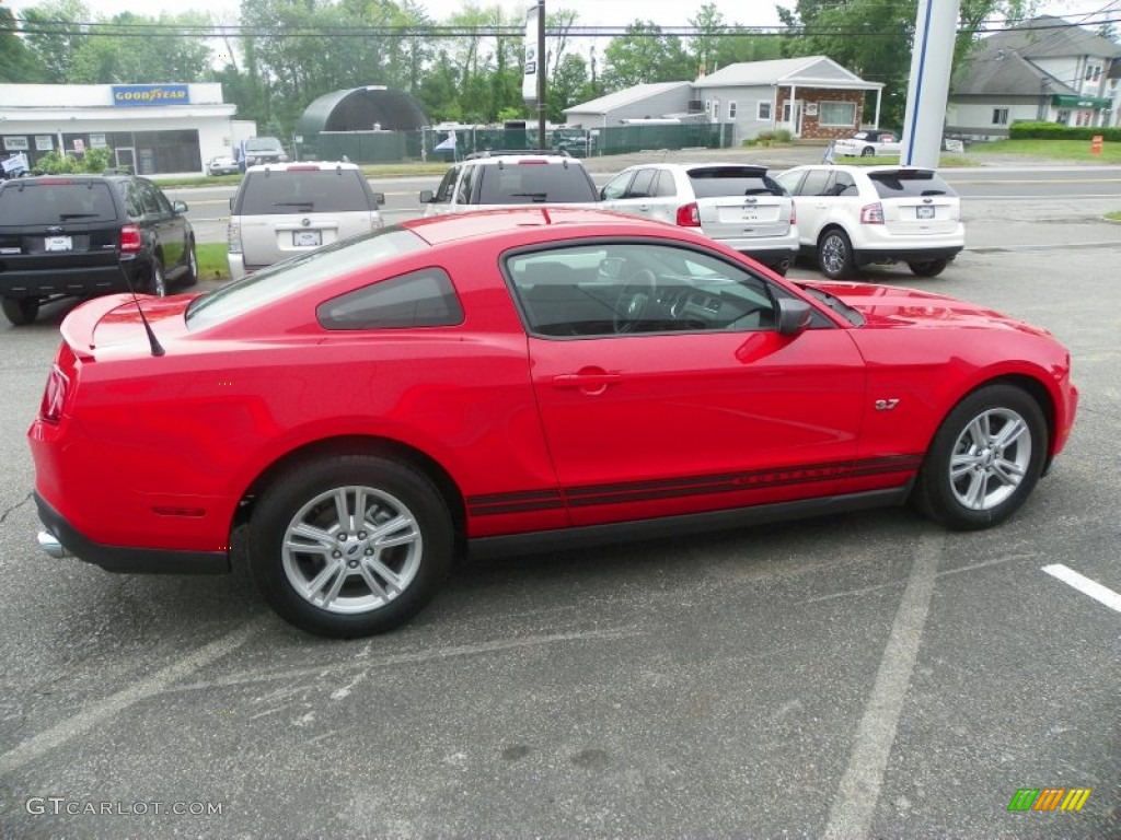 2011 Mustang V6 Coupe - Race Red / Charcoal Black photo #6