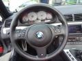 2006 BMW M3 Imola Red Interior Steering Wheel Photo