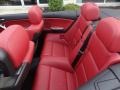 2006 BMW M3 Imola Red Interior Rear Seat Photo