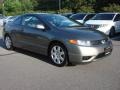 2008 Galaxy Gray Metallic Honda Civic LX Coupe  photo #7