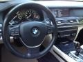 Oyster/Black Nappa Leather Steering Wheel Photo for 2009 BMW 7 Series #65773804