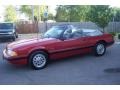 Medium Cabernet Red 1987 Ford Mustang LX 5.0 Convertible