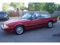 1987 Medium Cabernet Red Ford Mustang LX 5.0 Convertible  photo #1