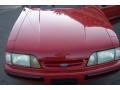 1987 Medium Cabernet Red Ford Mustang LX 5.0 Convertible  photo #11